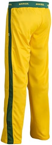 Unisex Brazil zastava Zelena žuta Capoeira Kids Youth Borialne vještine Elastične sportske hlače