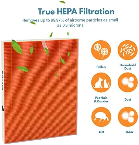 116131 True HEPA zamjenski filter kompatibilan sam s Winax C555 pročišćivačem zraka, samo H13 ocjena True Hepa Filter, uspoređuje sa Winax 116131 filter I