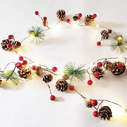Longzuvs Merry Božićni ukras Xmas Dekoracija stabla, božićna gudačka svjetla Božićno zvono-igla-igla-konusna