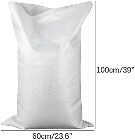 Bjyxszd tkanine vreće - strojevi za jaku od polipropilena Graditeljske vreće Jumbo Skladište otpada - 60 x 100 cm