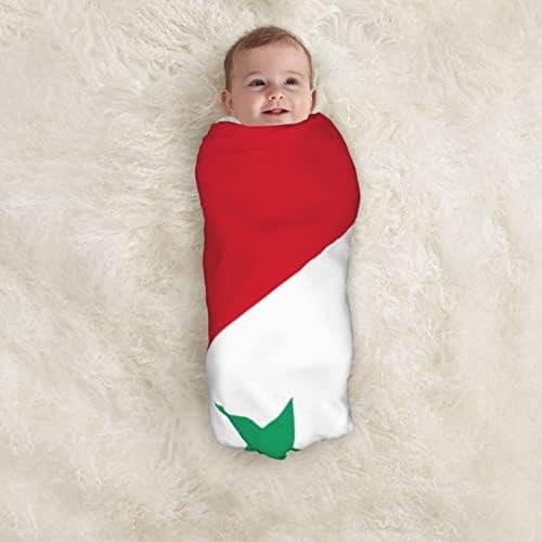 Sirijska zastava Beba pokrivač primate pokrivač za novorođenčad novorođenče