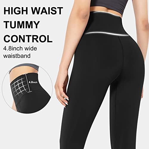 Ženske gamaše visokog struka joga hlače Bespremljene gamaše za žene Tummy Controltherty gamatore