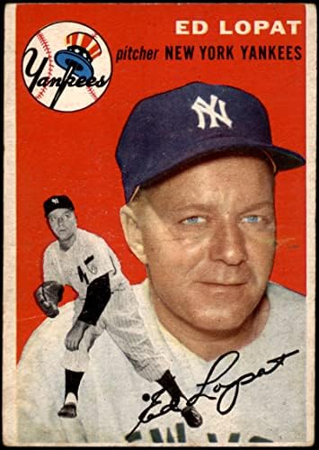 1954. TOPPS 5 Eddie Lopat New York Yankees Dean's Cards 2 - Dobri Yankees