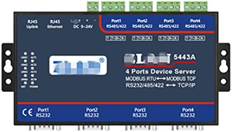 1pc Ethernet 10m / 100m server modul, serijski poslužitelj 4 portove, RS232 / 485/422 to TCP / IP pretvarač,