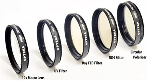 Opteka 28mm High Definition II Professional 5 Piece Filter komplet uključuje UV, CPL, FL, ND4 i 10x makro sočivo