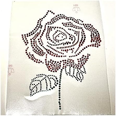 Set od 2 Bling crvene ruževo željezo na 7 '' Visina Rhinestones Patch Crystal Hotfix prijenos topline DIY