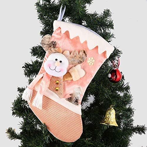 Dr Dekor Božić Božić Santa Sock Pokloni Čarapa za snjegović Ornament Naslo Dekor Garland Božićni