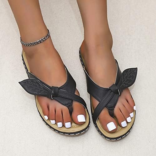 Ljetne papuče za žene Ležerne prilike ravne potpetice za zavoje sandale za zavojne obloge Flip flops dame papuče