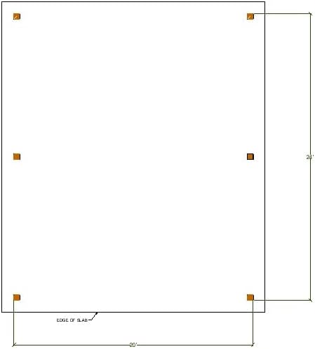 20'x24 'Drveni Carport planovi, nacrti poklopca za krovni paviljon sa listom materijala