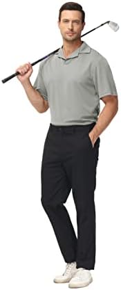 YuKaiChen muške Polo majice kratki rukav brza suha Golf teniska majica čvrsta jednostavna osnovna Polo majica