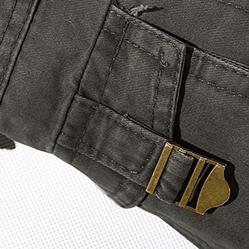 Teretne hlače za muškarce muške ležerne radne hlače pamučne opuštene fit vojne hlače sa multi džepovima hlače
