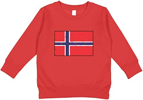 Amdesco Norveška zastava Norveška dukserica za djecu