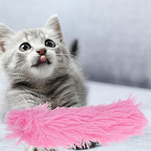 Ipetboom 6pcs Cat Catnip igračka mačka jastuk igračka interaktivna mačka kuckanje igračaka plišana kiva kiknja zakupljanje ispunjenih žvakanja za kućnim ljubimcem