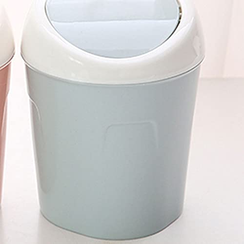 Ieaseljt smeće može plastična mini otpadna aparata za smeće kante za smeće sa štitnikom kanta za smeće za kuću za kuću, ured, ured, tablicu vanity, spavaća soba