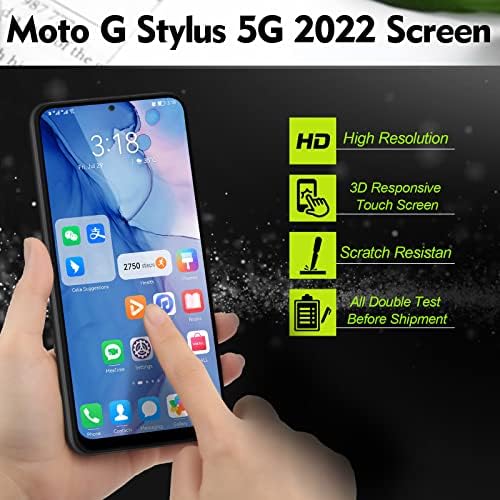 Ekran u boji za Motorola Moto G Stylus 5G 2022 XT2215 XT2215-1 XT2215DL 6,8 zamjena ekrana LCD dodirni sklop