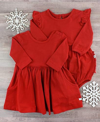RuffleButts® za bebe / Toddler Girls Knit Twirl haljina