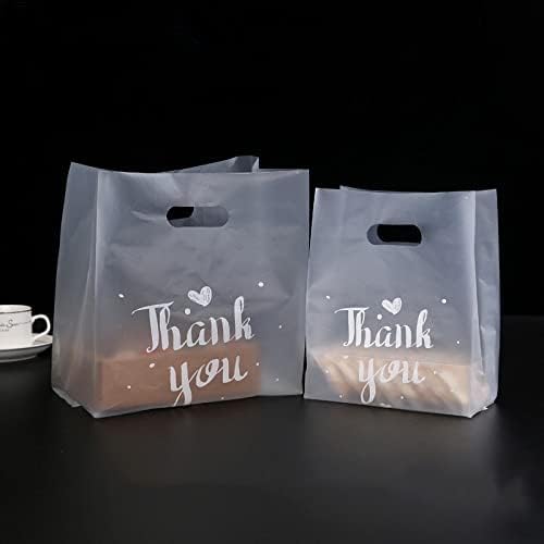 Crysdaralovebi 50kom Hvala plastične poklon Torbe plastične torbe za kupovinu sa ručkom Božićna