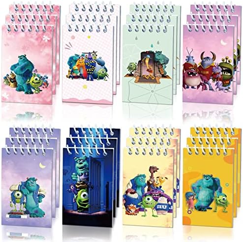 ANYMONYPF 24 kom Monster Mini notebook računari Monster Party Favor Inc Notepads Party Bag učiteljska
