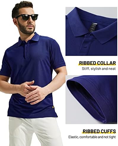 Mier muške golf polo majice redovne modne majice u modu