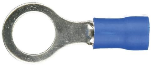 Instalirajte Bay Vinyl Terminal Ring konektor 16/14 mjerilo 1/4 inča 100 Pakovanje plavo-BVRT14