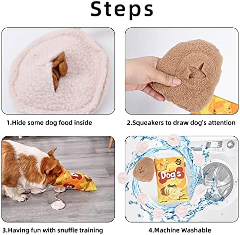Interaktivne psečke igračke za pse za pse, čips pas za pse na igračke za slagalice, veliki pas obogaći igračke