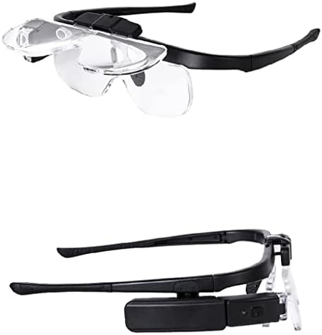 TREXD lupa sa svjetlosnim sklopivim naočarima punjiva lupa alat za čitanje popravak alata za