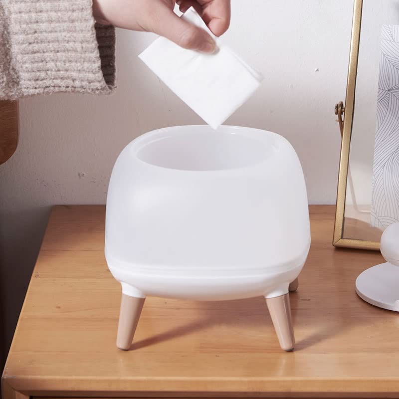 ZHAOLEI multifunkcionalna Mini Desktop kanta za smeće Kawaii oblik robota spavaća soba kupatilo