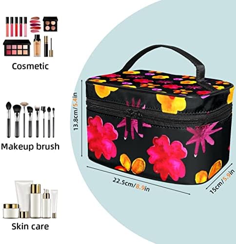 Yoyoamoy Travel Makeup Organizator, vodootporna kozmetička toaletna torba sa ručkom, velika šminka za