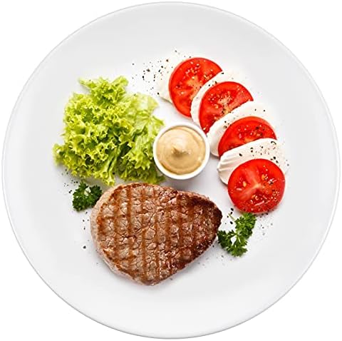 HSDT melamine restaurantske ploče Bijela 11 inča široka bočna ploča za duboko okrugla Ploče za ručak Ploče