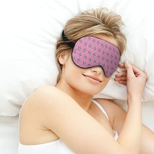 Boston terijer francuski buldog5 maska ​​za spavanje meka za povezivanje prijenosna maska ​​za oči s podesivim