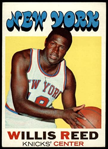 1971 TOPPS 30 Willis Reed New York Knicks VG / Ex Knicks Grambling State University