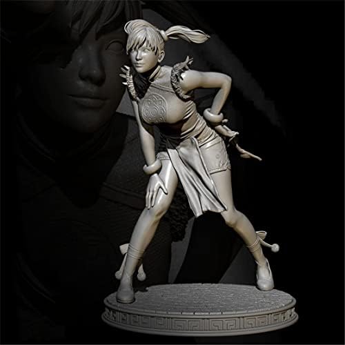 Risjc 1/24 Fantasy Agent ženski ratnik Resin Model minijaturni komplet, Nesastavljen i neobojen Die Cast Soldier