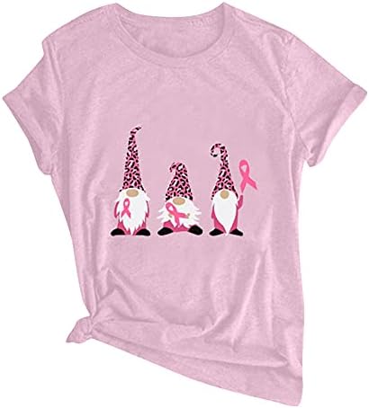 Grafičke majice za žene 2023 T košulje Casual Gnome Top Majica Kratki rukav O vrat Modni labavi mekani udoban