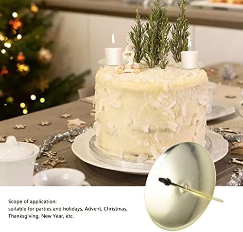 Božić Candle Plate, 12pcs Iron Candle Stand stabilan pouzdan dekorativni Nosivi Fix Candle za stranke Advent