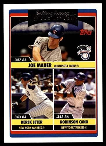 2006 Ljetnici za batting Joe Mauer / Derek Jeter / Robinson Cano Minnesota / New York / New York Blizanci