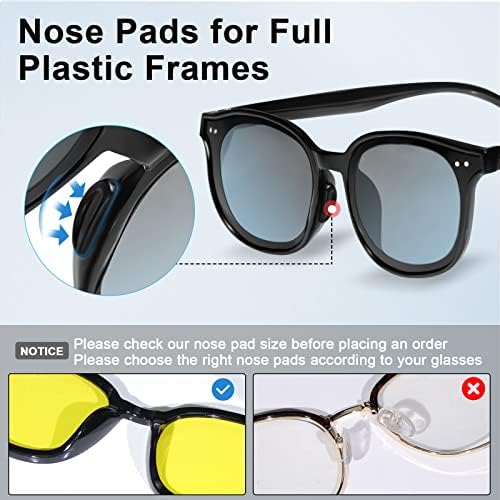 Lagane jastučiće za naočale, proklizavaju naočale za nos, konkavni dizajn nosači nosa za naočale sa