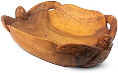 G6 kolekcija drvena ručno rađena dva kornjača voća ukrasna zdjelica za ruke ruka rezbarena umjetnost