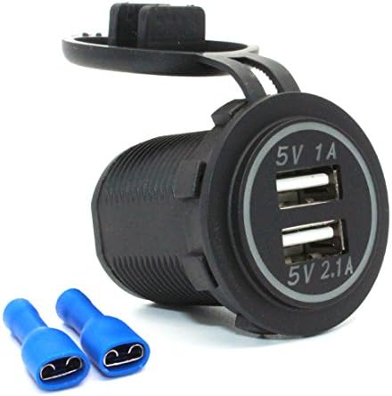 CLLENA DUAL USB utičnica za punjač Power 1A & 2.1A za automobilski brod Marine Mobile