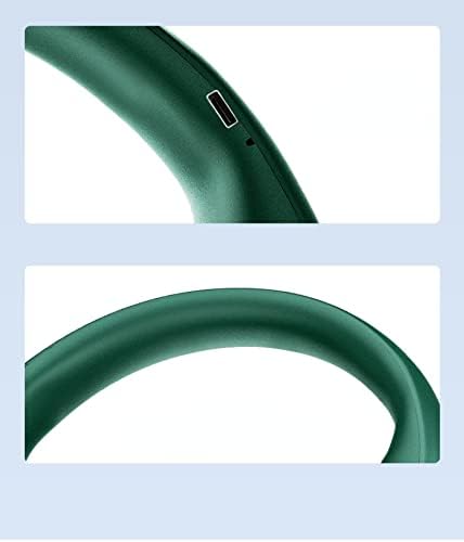 JenniferJWalkers Bezlisni vrat viseći mali ventilator zgodan Mini Vanjski prijenosni Studentski lijeni USB ventilator za punjenje zeleni