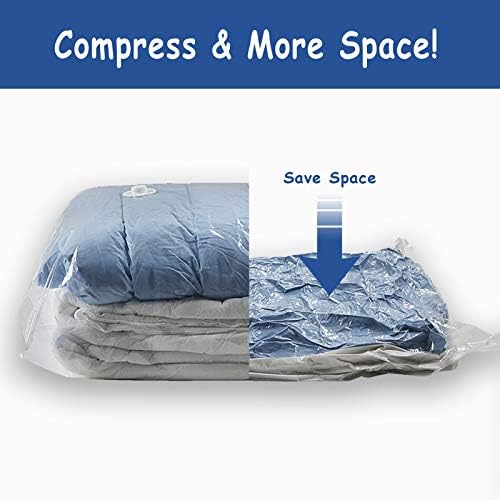 Vicarko Space Saver Vakuumski brtvi za skladištenje, za krpe, udomilice i ćebad, kompresijske torbe, kombinirani