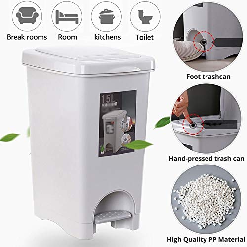 Skimt smeće može kupatilo od plastike pritiskanje tipa kašika kašike velike veličine kvadratne kante za otpad