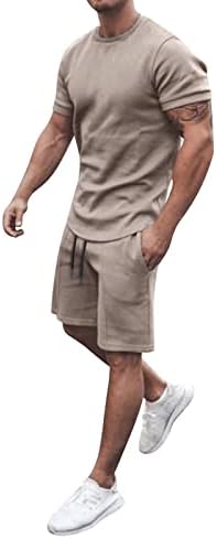 Muška modna kosti 2 komada rukavice hlače kratke hlače muške setovi Ljetna kratka plaža i majice Muška