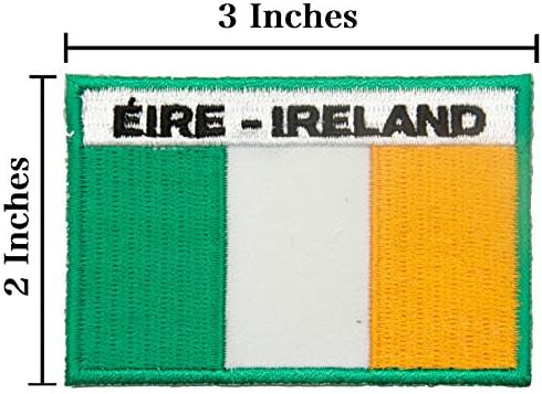 A-ONE EMBOIDER SIMBOL + Irska Zastava države Stick na patch + Europskoj uniji metalni znački pin, obogaćuje