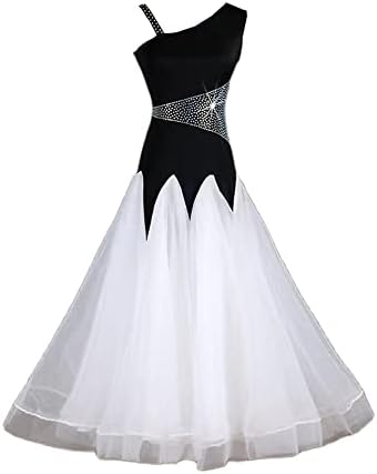 Liuhuo ramena plesne suknje konkurencijska haljina za kuglicu ples Velika ljuljačka haljina Waltz