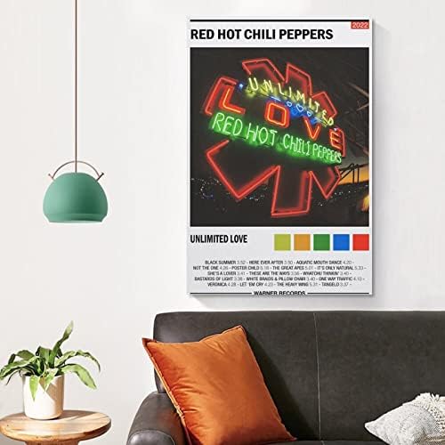 Red Hot Chili Peppers Poster Unlimited Love Poster platno plakat zid dekorativna umjetnička slika dekoracija