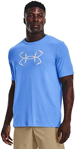 Pod oklopom muške ribljeg kuka Logo majica