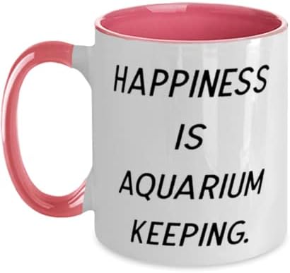 Novi akvarijum koji čuva dva tona 11oz Šolja, sreća je čuvanje akvarijuma, poklon za prijatelje, Novi pokloni