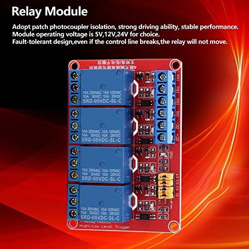 Relejni Modul 4 Kanal Optocoupler relej modul odbora High & amp; Low Trigger modul 5V/12V / 24V