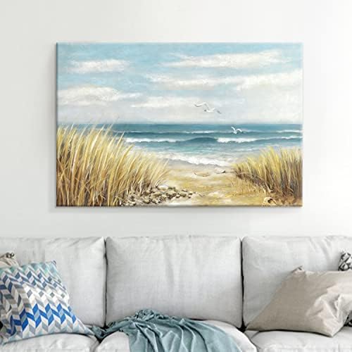 Plaža Canvas slika zid Art: dnevni boravak apstraktna slika okeana spavaća soba Moderna velika