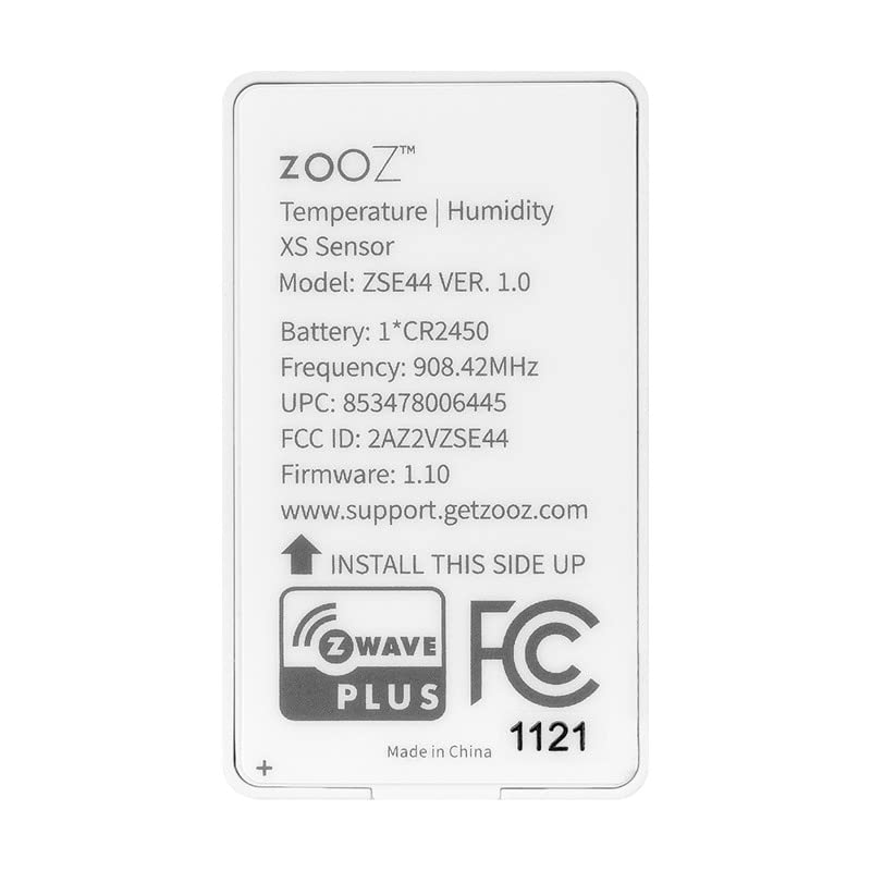 Zooz 700 serija Z-Wave Plus Temperatura | Vlažnost XS senzor ZSE44. Hub je potreban. Kompatibilan